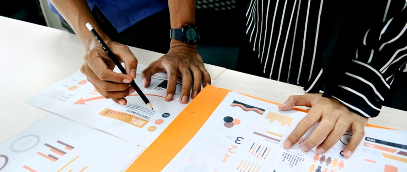 Hands on top of graphs